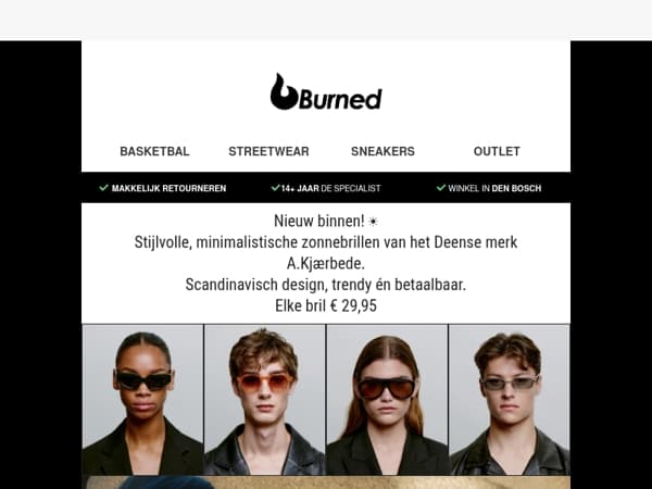 😎 Nieuw binnen: A.Kjærbede zonnebrillen