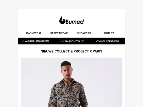 Nieuw binnen! Zomershirts & shorts van Project x Paris en New Era