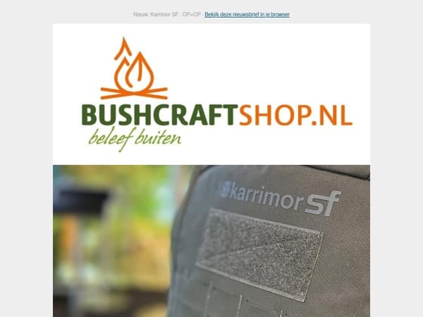 🎒 Karrimor SF rugzakken tot 20% korting – OP=OP!