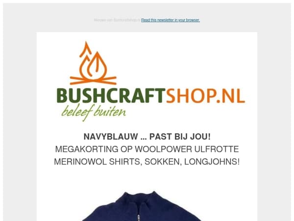 Navyblauw ... past bij jou! Megakorting op merinowol!