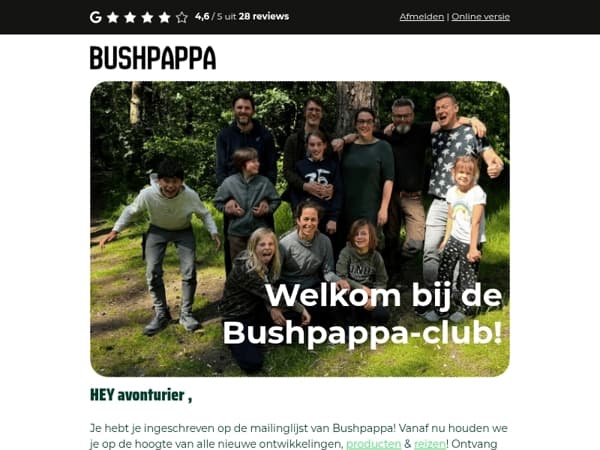 Welkom bij Bushpappa!