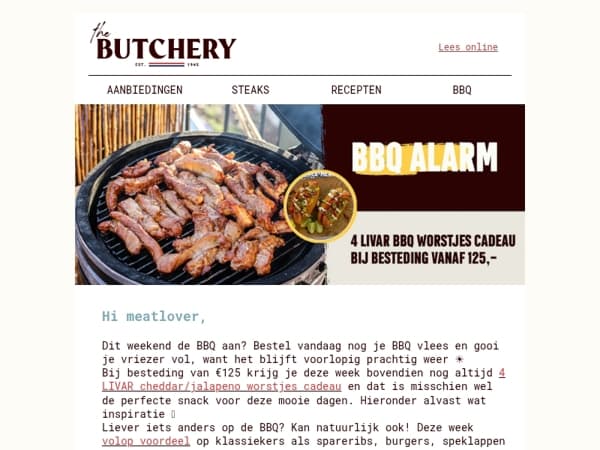 BBQ vlees al in huis? ☀️