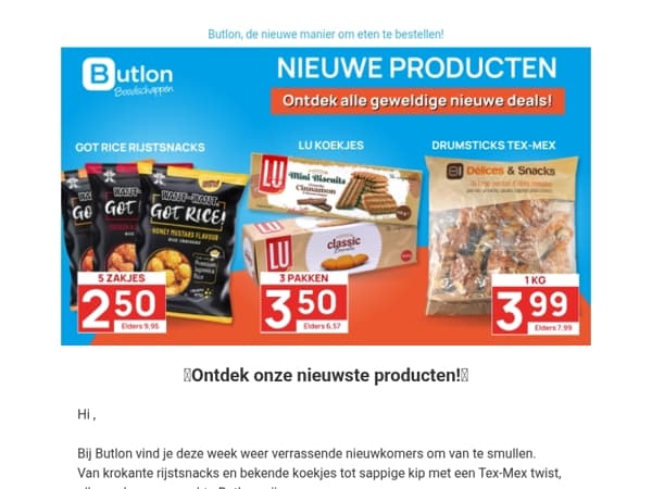 Nieuw bij Butlon!😍