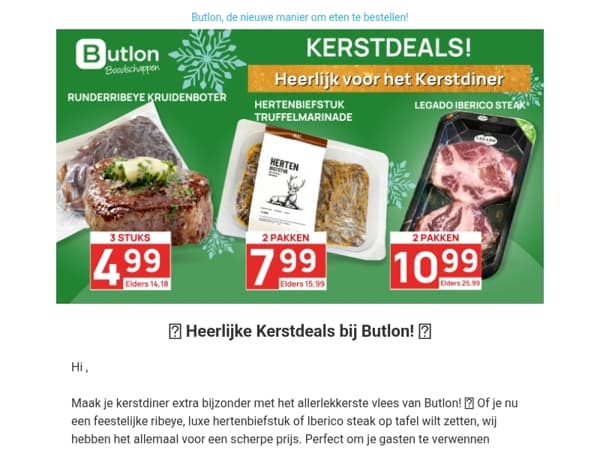 Kerstdeals bij Butlon!🎅