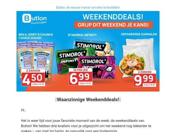 🤩Waanzinnige Weekenddeals!🤩