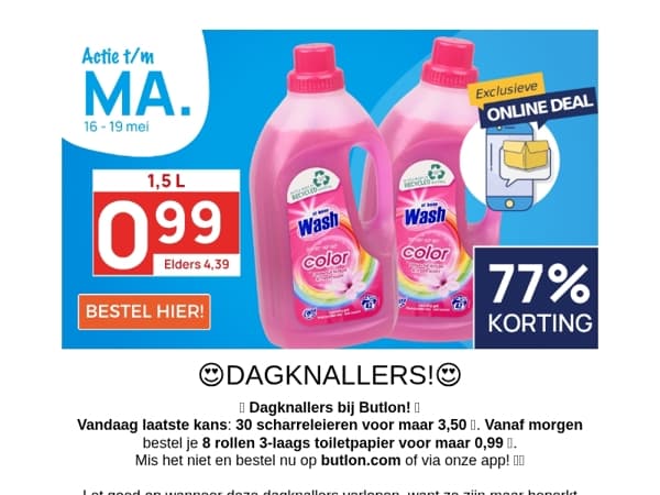 Wasmiddel voor 0,99!✨