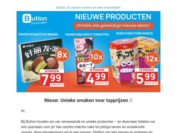 Nieuwe producten voor topprijzen!🆕