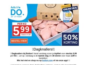 Kipfilet voor maar 5,99 per KG!🤑