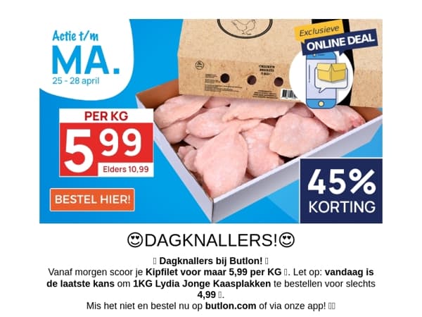 Kipfilet 5,99 per KG!🤑