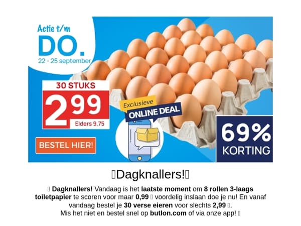 30 Eieren voor maar 2,99!🍳
