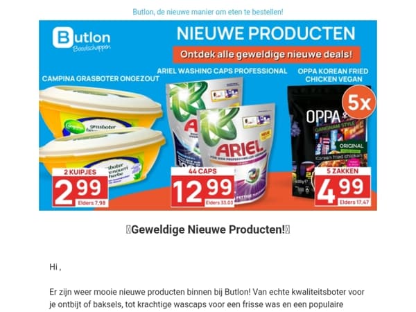 Hey , check snel deze nieuwe producten!🆕