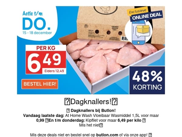 5 KG Kipfilet voor maar 6,49 per kilo!🤩
