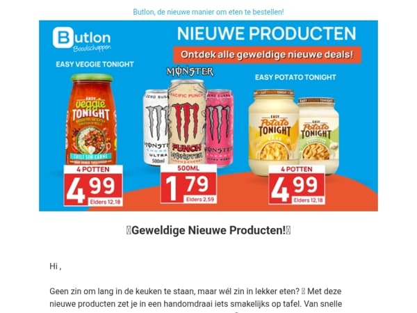 Hey , we hebben weer nieuwe producten voor je!