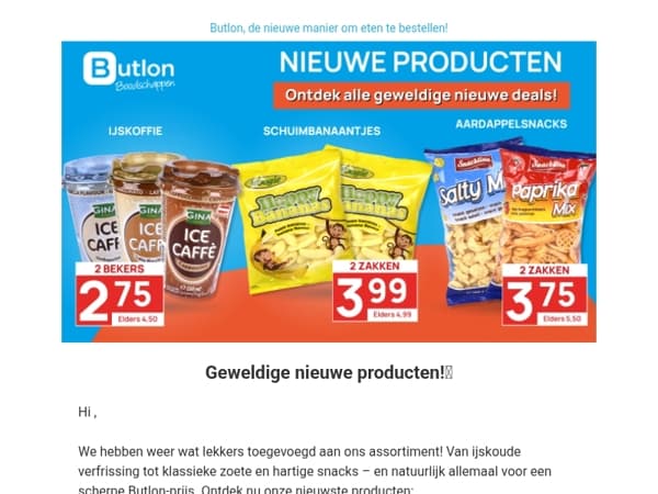Nieuwe producten voor bodemprijzen!😍
