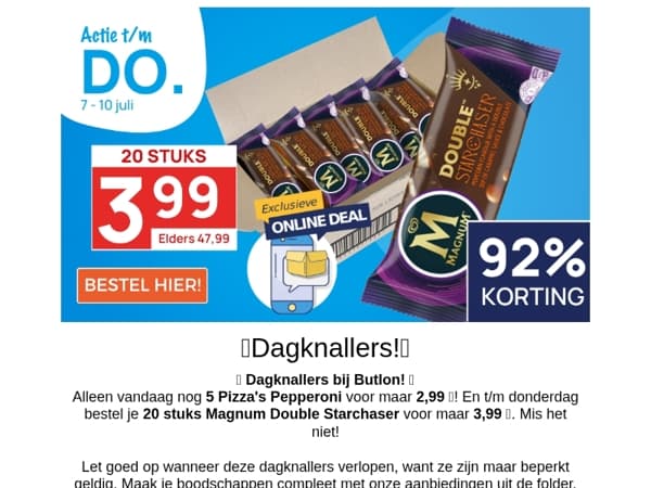 20 Magnum IJsjes voor maar 3,99!🍦