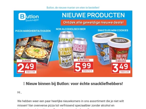 Nieuw, goedkoop en heerlijk!🩵