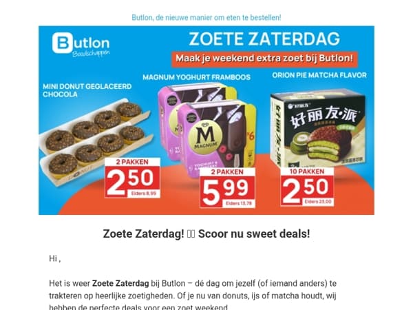 Sweet Deals bij Butlon!😋🩵