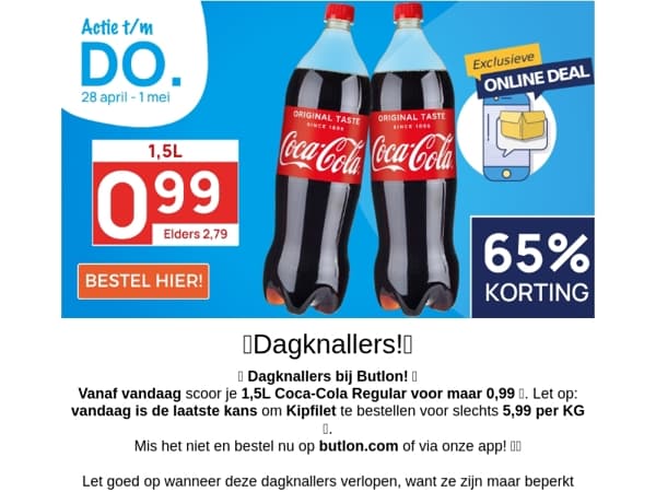 Coca-Cola voor 0,99!🥤