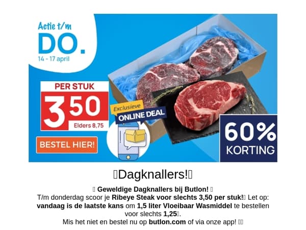 Ribeye voor 3,50 per stuk!🥩