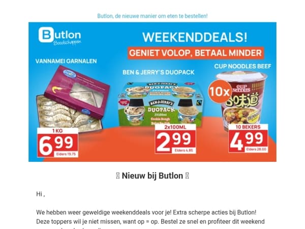 Weekenddeals, speciaal voor jou!🤑