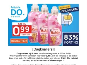 Robijn Wasverzachter 0,99!😍🤑