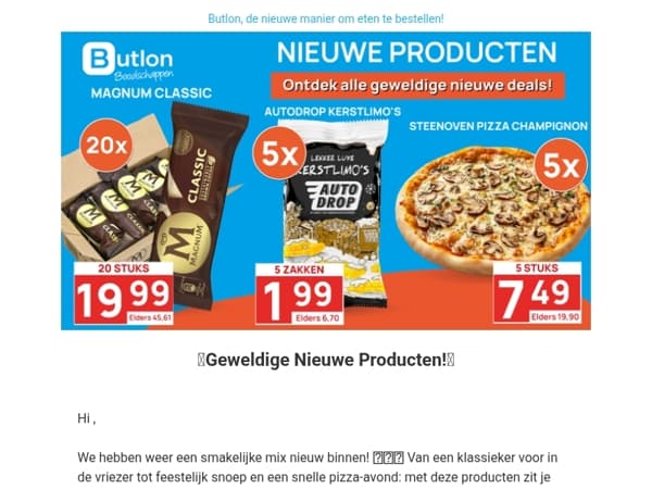 Hey , we hebben weer geweldige nieuwe producten!🆕