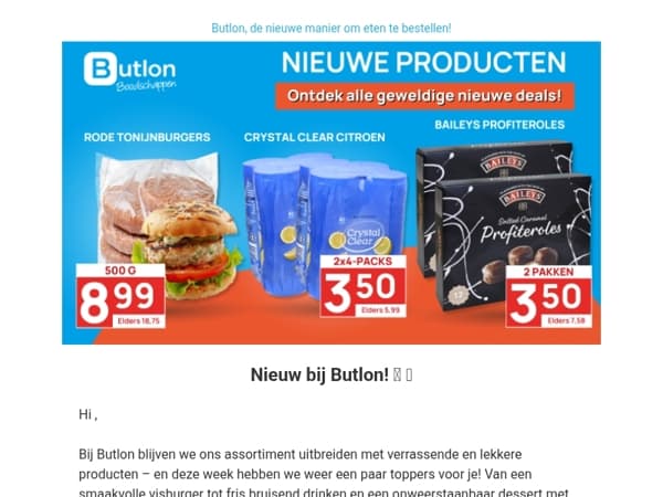 Nieuw bij Butlon!🩵