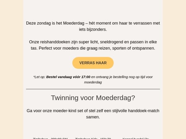 Moederdag komt eraan 🩷