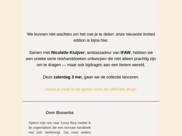 Iets gaafs komt eraan....