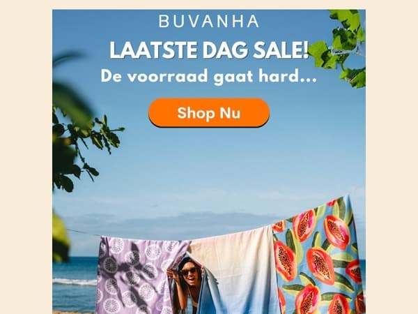 De End of Summer sale eindigt vandaag!⏰