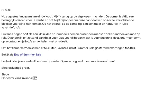 Bedankt voor deze mooie zomer ☀️