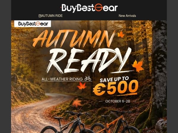 🍂 Get Autumn Ready for Your Next Ride