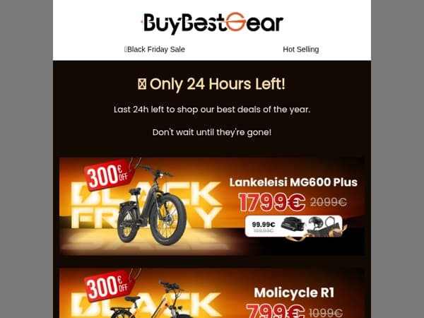 ⌛ Your FINAL Chance to Save!