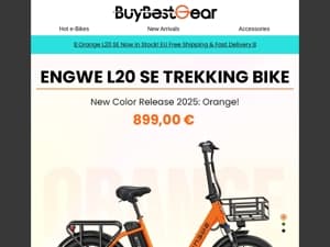 🔥 Hot Launch: Orange Engwe L20 SE is Available Now!