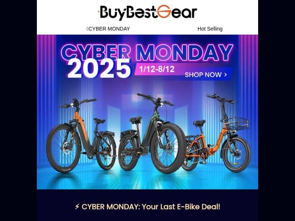 🚀 CYBER MONDAY IS LIVE! Shop Top Deals →