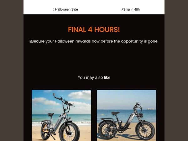 🎃 LAST CHANCE: Halloween Finale in 4 Hours!