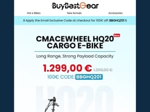 🎉New Arrival: CMACEWHEEL HQ20 Cargo E-Bike!