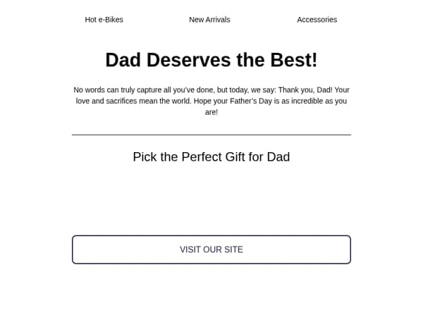 Celebrate Dad Today!