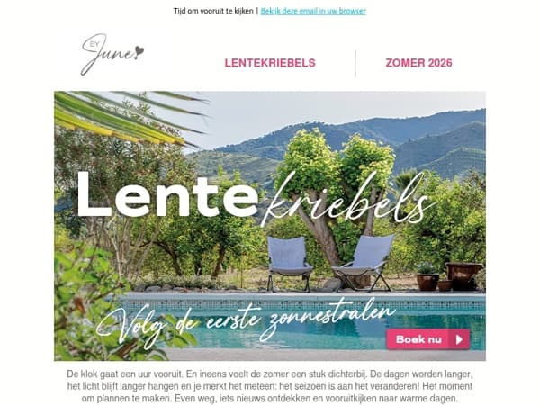 De zomer komt dichterbij