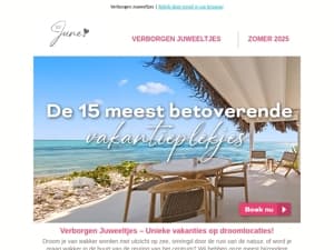 De perfecte locaties voor jouw vakantie!