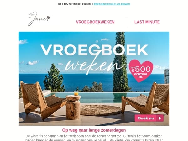 Een vleugje zomer, midden in de winter