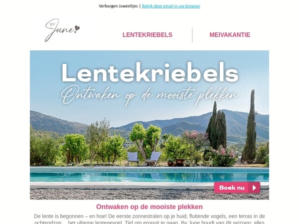 € 100 Lentekriebels voordeel!