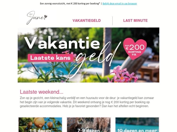 Heeft je vakantiegeld al een bestemming?