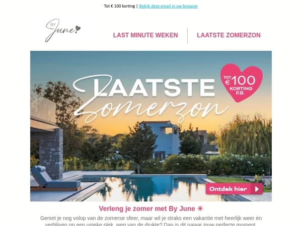 Geniet van de Laatste Zomerzon