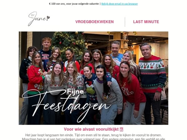 Een kerstcadeautje van ons