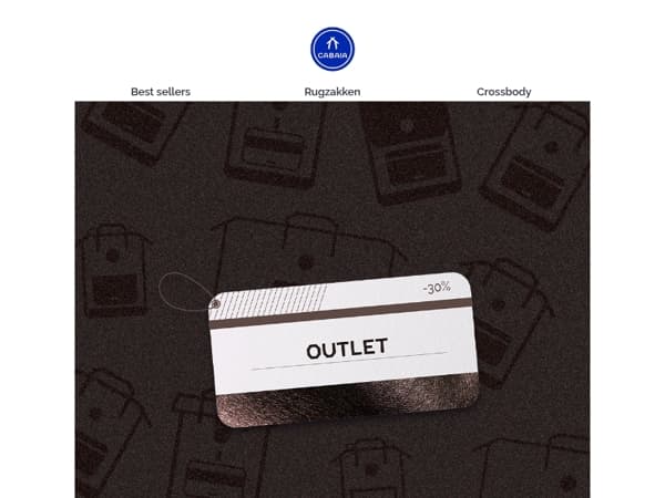 De -30% outlet-selectie is aangevuld