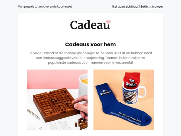 Dit zijn 8 populaire cadeaus voor hem 🍻