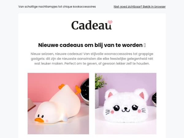 Hoi Mailaanbiedingen, Ontdek onze nieuwste cadeaus, perfect voor de feestdagen 🎅