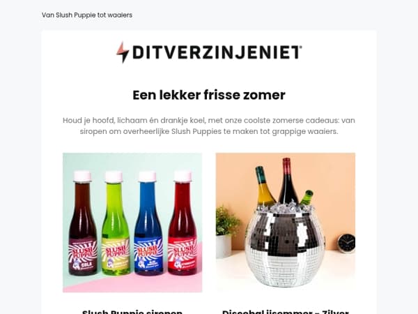 De lekkerste zomerse cadeaus voor jou ☀️