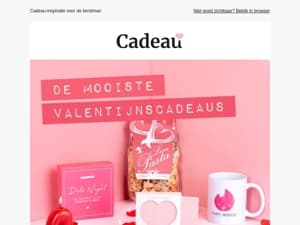Verras jouw geliefde op Valentijnsdag💕